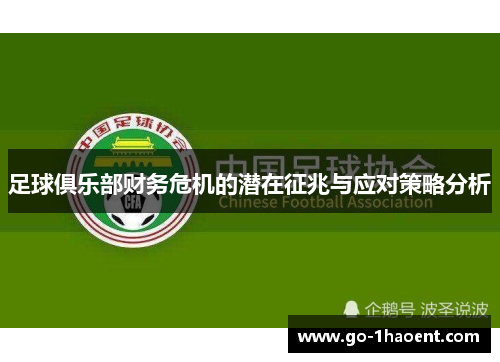 足球俱乐部财务危机的潜在征兆与应对策略分析