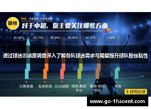 通过球迷忠诚度调查深入了解各队球迷需求与期望提升球队粉丝粘性